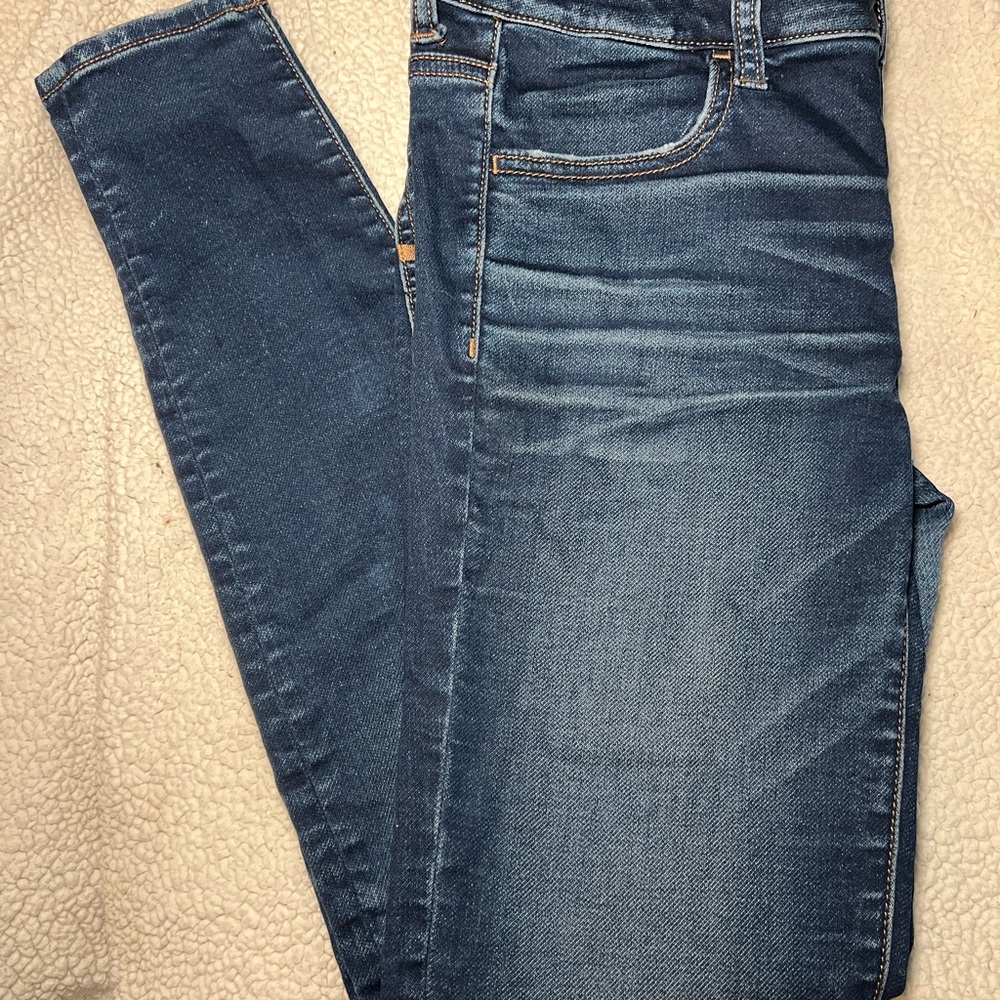 Dark Blue Denim Jeans